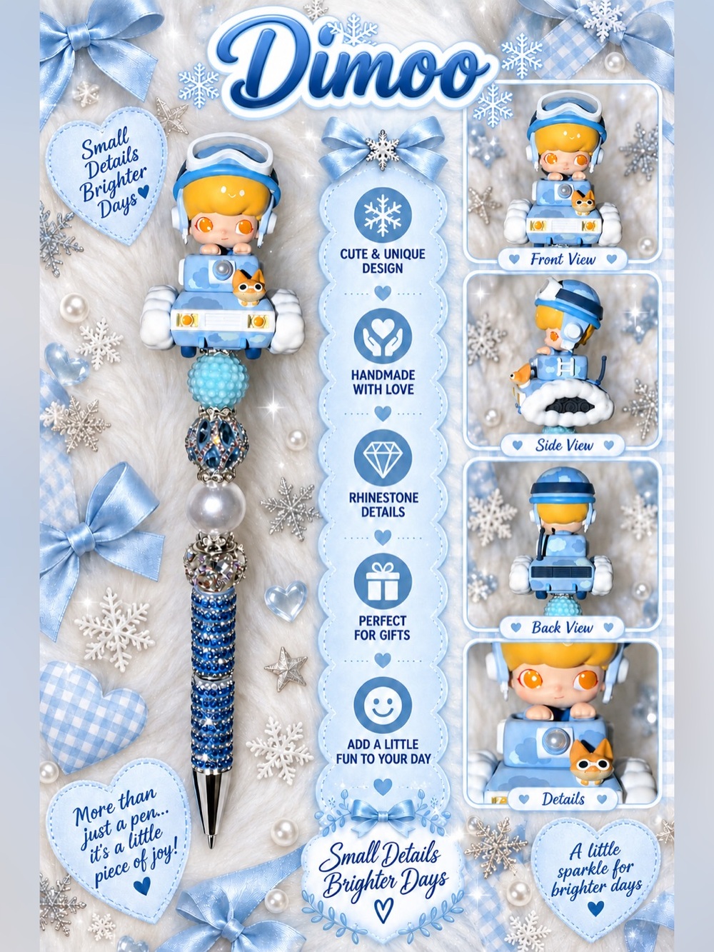 DIMOO Where We Go Series authentic figure custom pen